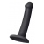 Черный фаллос на присоске Silicone Bendable Dildo S - 17 см. - Strap-on-me - купить с доставкой в Муроме
