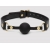 Черный кляп-шар Bound to You Faux Leather Ball Gag - Fifty Shades of Grey - купить с доставкой в Муроме