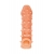 Телесная закрытая насадка с пупырышками Cock Sleeve Size M - 15,6 см. - KOKOS - в Муроме купить с доставкой