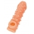 Телесная закрытая насадка с пупырышками Cock Sleeve Size L - 17,6 см. - KOKOS - в Муроме купить с доставкой
