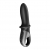 Черный анальный вибратор Hot Passion с функцией нагрева - Satisfyer - в Муроме купить с доставкой