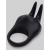 Черное эрекционное виброкольцо Sensation Rechargeable Vibrating Rabbit Love Ring - Fifty Shades of Grey - в Муроме купить с доставкой