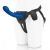 Синяя насадка Remote Control P-Spot G-Spot с черными трусиками - 20 см. - Pegasus - купить с доставкой в Муроме