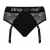 Черные трусики для насадок Diva Lingerie Harness - size S - Strap-on-me - купить с доставкой в Муроме