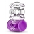 Фиолетовое эрекционное виброкольцо Pleaser Rechargeable C-Ring - Blush Novelties - в Муроме купить с доставкой