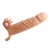 Телесная удлиняющая вибронасадка Penis Sleeve Connor - 17 см. - Baile - в Муроме купить с доставкой