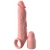 Телесная насадка-удлинитель 2 Inch Silicone X-tension with Strap - 20,3 см. - Pipedream - в Муроме купить с доставкой