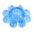 Голубая гелевая насадка-цветок - Toyfa Basic - в Муроме купить с доставкой
