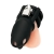 Черная клетка для пениса Silicone Small 2 in Cock Cage With Ball Divider - BlueLine - купить с доставкой в Муроме