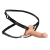 Телесный полый страпон 2  Erection 28X Smooth Vibrating Silicone Penis Sheath - 16 см. - XR Brands - купить с доставкой в Муроме