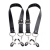 Ремни с зажимами для половых губ Spread Labia Spreader Straps with Clamps - XR Brands - купить с доставкой в Муроме