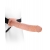 Фаллопротез телесного цвета Hollow Strap-On - 29 см. - Pipedream - купить с доставкой в Муроме