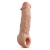 Телесная насадка-удлинитель Intrepid 9.25 Inch Realistic Penis Extender Sleeve - 23,5 см. - Blush Novelties - в Муроме купить с доставкой
