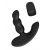 Черный силиконовый стимулятор простаты Levett Nitoc с пультом ДУ - Levett - в Муроме купить с доставкой
