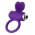 Фиолетовое виброкольцо с ресничками JOS PERY - JOS - в Муроме купить с доставкой