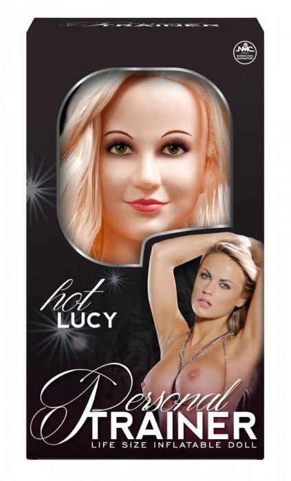 Надувная кукла с вибрацией и 2 любовными отверстиями Hot Lucy Lifesize Love Doll - NMC - в Муроме купить с доставкой