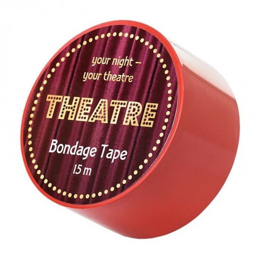 Красный бондажный скотч TOYFA Theatre - 15 м. - ToyFa - купить с доставкой в Муроме