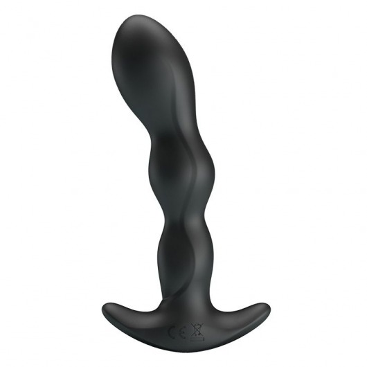 Черный анальный стимулятор простаты с вибрацией Special Anal Massager - 14,5 см. - Baile - в Муроме купить с доставкой