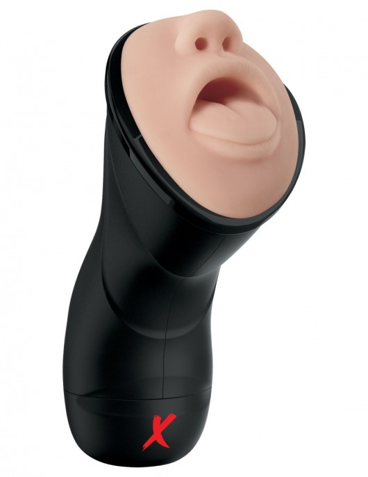 Мастурбатор-ротик Deep Throat Vibrating Stroker - Pipedream - в Муроме купить с доставкой