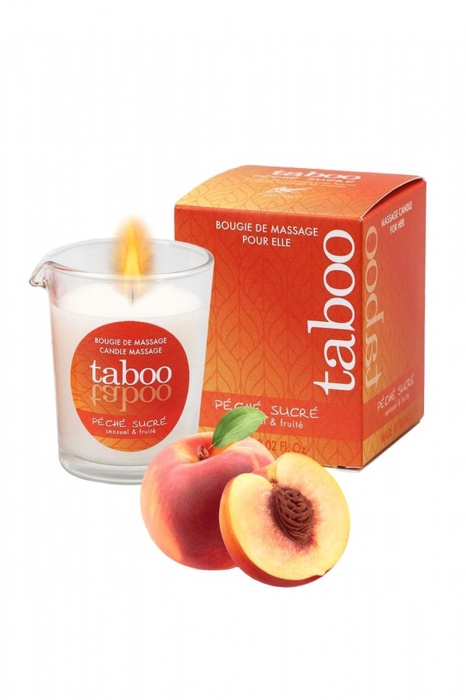 Массажное аромамасло с афродизиаками для женщин RUF Taboo Peche sucre - 60 гр. - RUF - купить с доставкой в Муроме