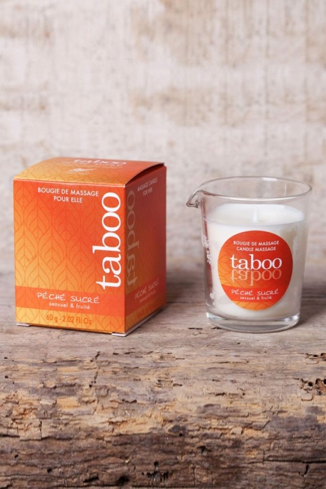 Массажное аромамасло с афродизиаками для женщин RUF Taboo Peche sucre - 60 гр. - RUF - купить с доставкой в Муроме