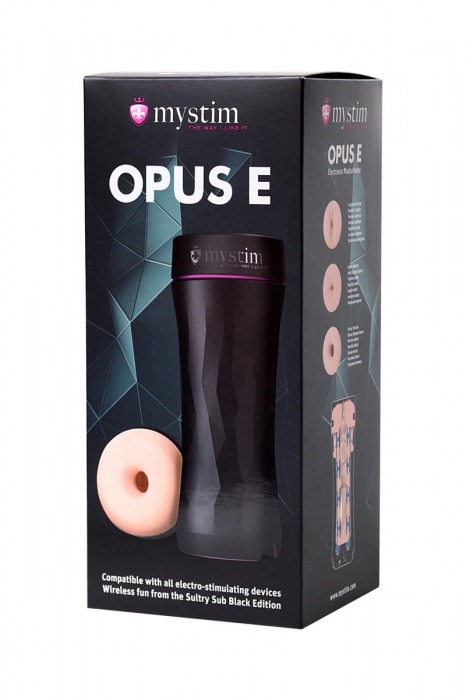 Мастурбатор-анус Opus E Donut с возможностью подключения электростимуляции - MyStim - купить с доставкой в Муроме