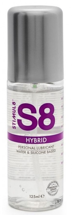Интимная смазка на водно-силиконовой основе S8 Hybrid - 125 мл. - Stimul8 - купить с доставкой в Муроме