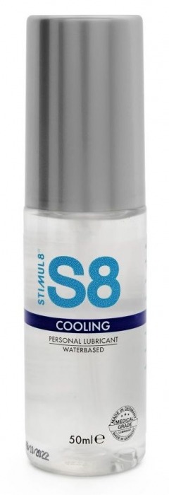 Охлаждающий лубрикант на водной основе S8 Cooling Lube - 50 мл. - Stimul8 - купить с доставкой в Муроме