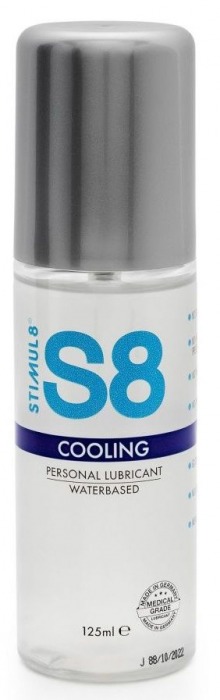 Охлаждающий лубрикант на водной основе S8 Cooling Lube - 125 мл. - Stimul8 - купить с доставкой в Муроме