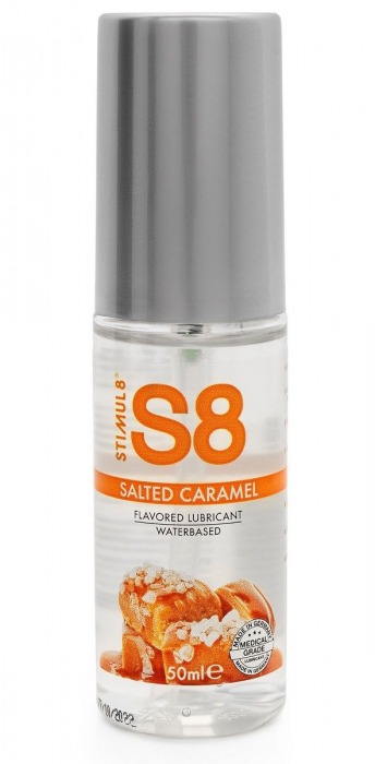 Лубрикант S8 Flavored Lube со вкусом солёной карамели - 50 мл. - Stimul8 - купить с доставкой в Муроме