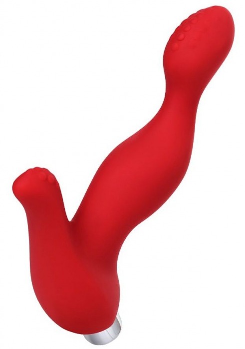 Красный силиконовый вибростимулятор простаты Proman - 12,5 см. - ToyFa - в Муроме купить с доставкой