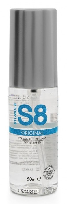 Универсальный лубрикант на водной осноdе S8 Original Lube - 50 мл. - Stimul8 - купить с доставкой в Муроме
