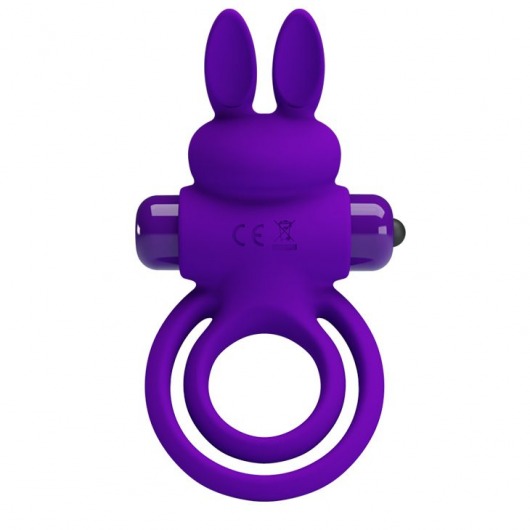 Фиолетовое эрекционное кольцо с вибростимуляцией клитора Vibrant Penis Ring III - Baile - в Муроме купить с доставкой