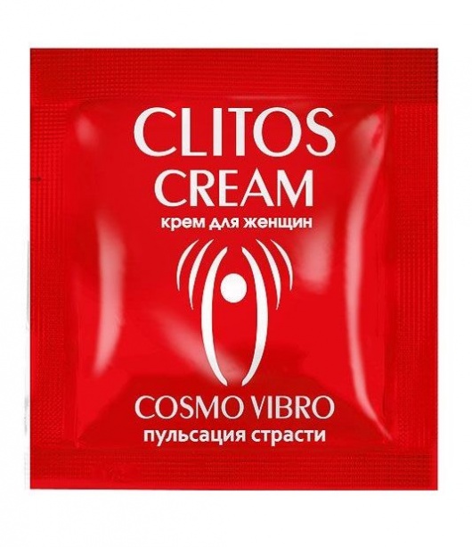Пробник возбуждающего крема для женщин Clitos Cream - 1,5 гр. - Биоритм - купить с доставкой в Муроме