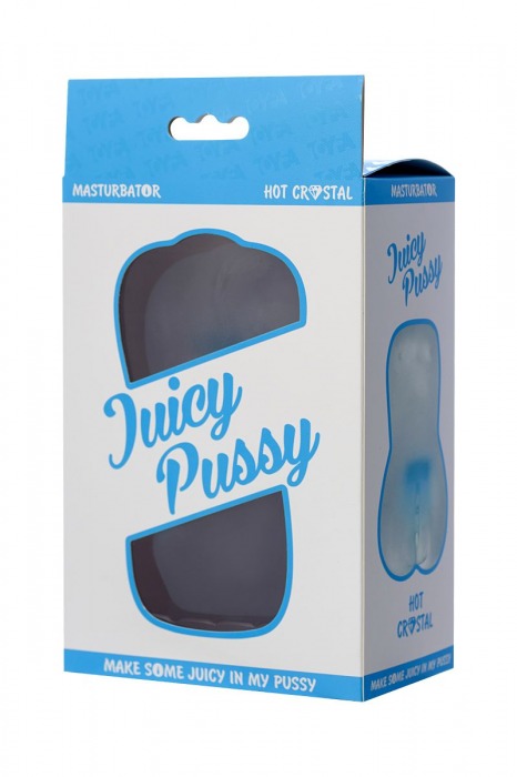 Прозрачный реалистичный мастурбатор Juicy Pussy Hot Crystal - ToyFa - в Муроме купить с доставкой