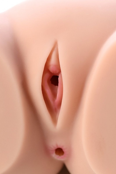 Мастурбатор-полуторс Cherry с вибрацией и двумя любовными тоннелями - KOKOS - в Муроме купить с доставкой