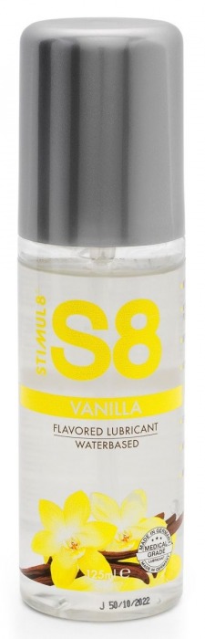 Лубрикант на водной основе Stimul8 Flavored Lube с ванильным ароматом - 125 мл. - Stimul8 - купить с доставкой в Муроме