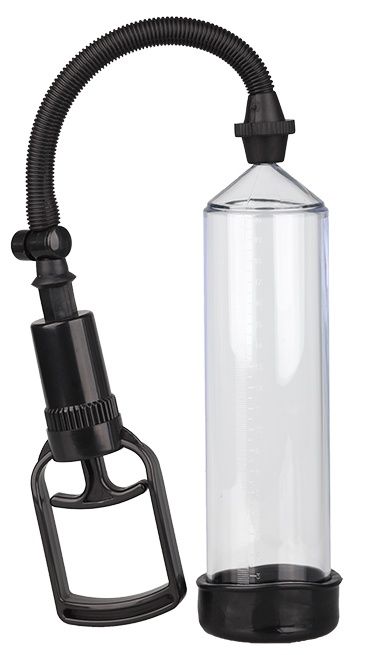 Прозрачная вакуумная помпа TRIGGER HANDLE PENIS PUMP - Dream Toys - в Муроме купить с доставкой
