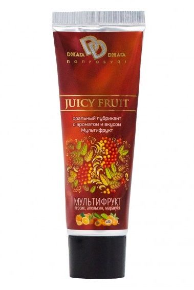 Интимный съедобный лубрикант JUICY FRUIT с ароматом фруктов - 30 мл. - БиоМед - купить с доставкой в Муроме