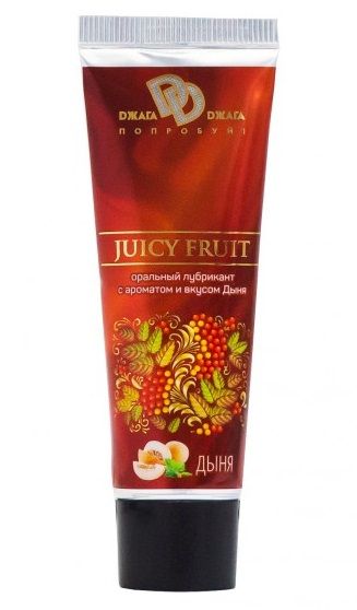 Интимный съедобный лубрикант JUICY FRUIT с ароматом дыни - 30 мл. - БиоМед - купить с доставкой в Муроме