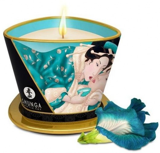 Массажная свеча Island Blossoms - 170 мл. - Shunga - купить с доставкой в Муроме