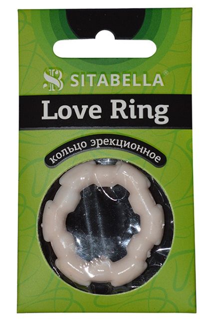 Фигурное эрекционное кольцо из киберкожи - Sitabella - в Муроме купить с доставкой