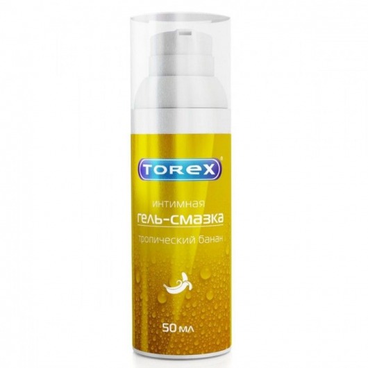 Гель-смазка на водной основе Torex  Тропический банан  - 50 мл. - Torex - купить с доставкой в Муроме