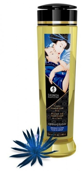 Массажное масло с ароматом ночных цветов Seduction - 240 мл. - Shunga - купить с доставкой в Муроме