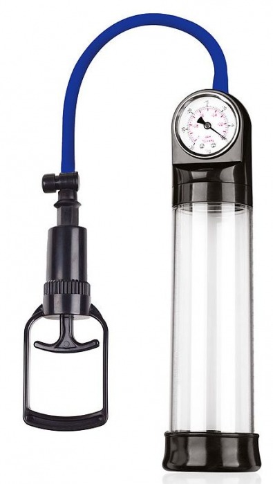Прозрачная вакуумная помпа Sex Expert с манометром - Sex Expert - в Муроме купить с доставкой