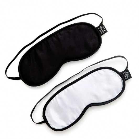 Набор из двух масок на глаза Soft Blindfold Twin Pack - Fifty Shades of Grey - купить с доставкой в Муроме