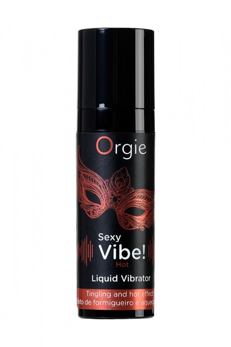 Разогревающий гель для массажа ORGIE Sexy Vibe Hot с эффектом вибрации - 15 мл. - ORGIE - купить с доставкой в Муроме
