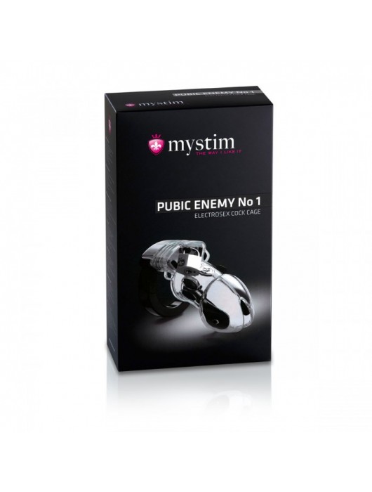 Пояс верности с электростимуляцией Pubic Enemy №1 - MyStim - купить с доставкой в Муроме