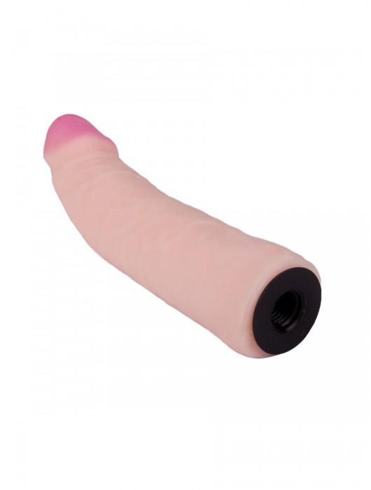 Пояс-трусики с 2 насадками Exotic-Alice - 18 см. - LOVETOY (А-Полимер) - купить с доставкой в Муроме