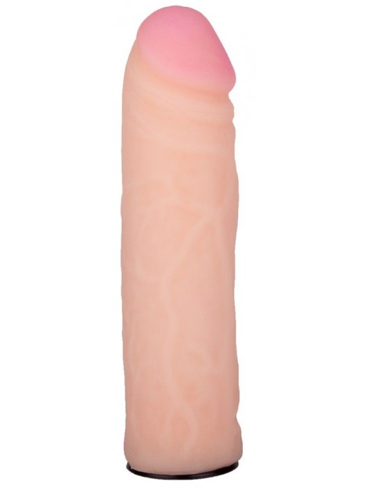 Пояс-трусики с насадкой Glamour Silver - 15,5 см. - LOVETOY (А-Полимер) - купить с доставкой в Муроме